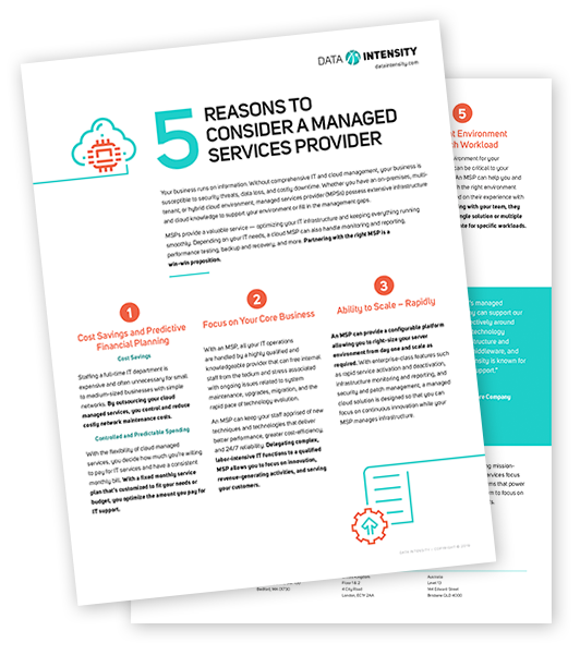 5 Reasons to Consider a Managed Services Provider